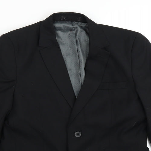 FLIPBACK Boys Black   Jacket  Size 13 Years