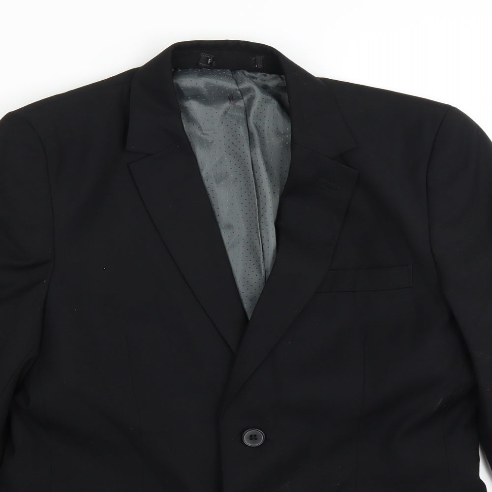 FLIPBACK Boys Black   Jacket  Size 13 Years