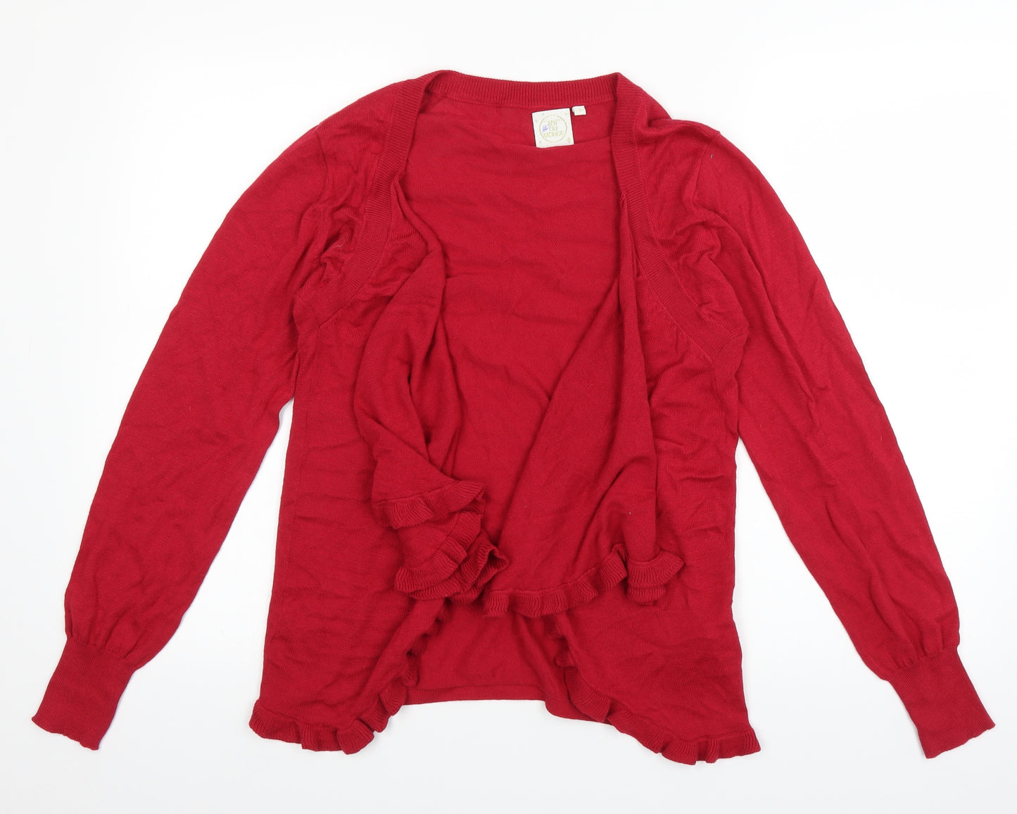 Tot Du Mond Womens Red   Cardigan Jumper Size L