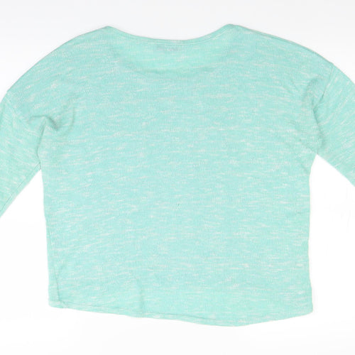 Milla Womens Green   Pullover Jumper Size L