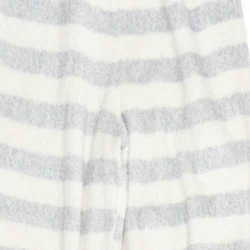 Primark Womens Grey Striped  Trousers  Size 10 L23 in