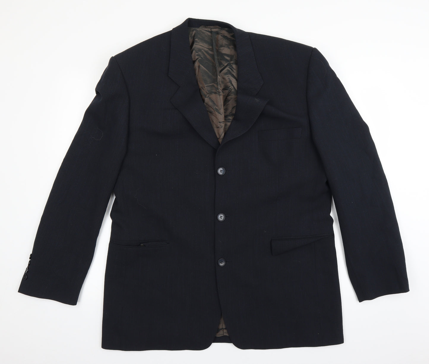Neu Teadora Mens Blue   Jacket Suit Jacket Size 44
