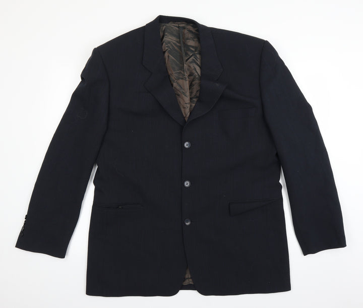 Neu Teadora Mens Blue   Jacket Suit Jacket Size 44
