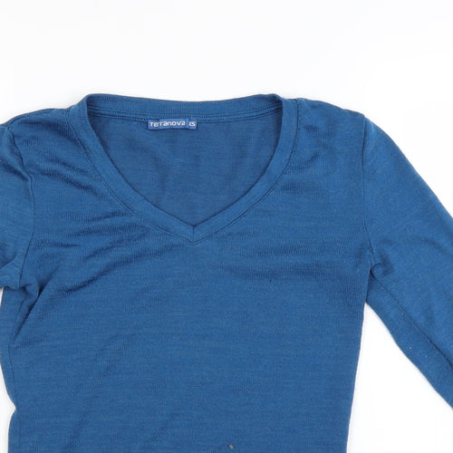 Terranova Womens Blue   Basic Blouse Size XS