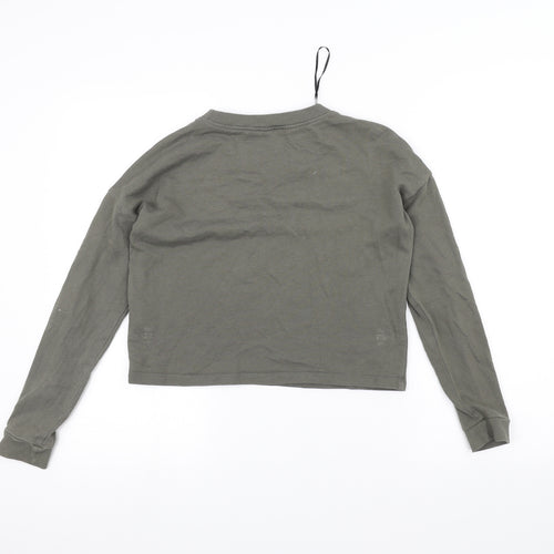 H&M Girls Green   Pullover Jumper Size 11-12 Years