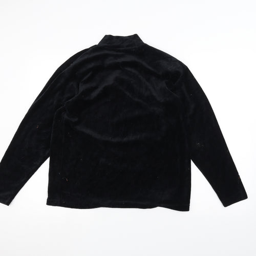 Karen Scott Womens Black   Pullover Jumper Size S