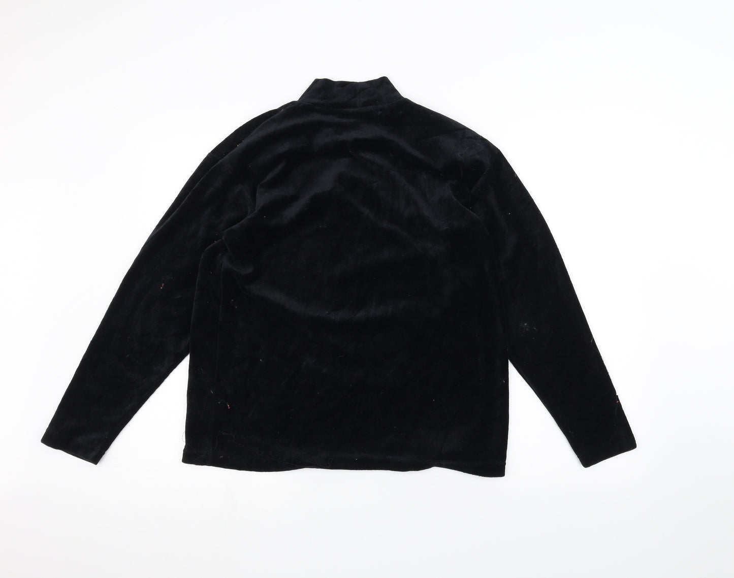 Karen Scott Womens Black   Pullover Jumper Size S
