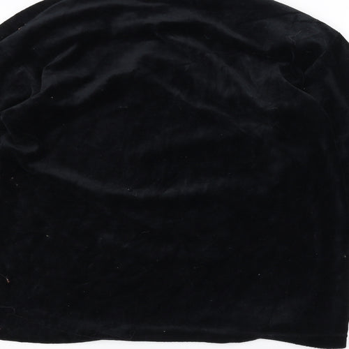 Karen Scott Womens Black   Pullover Jumper Size S