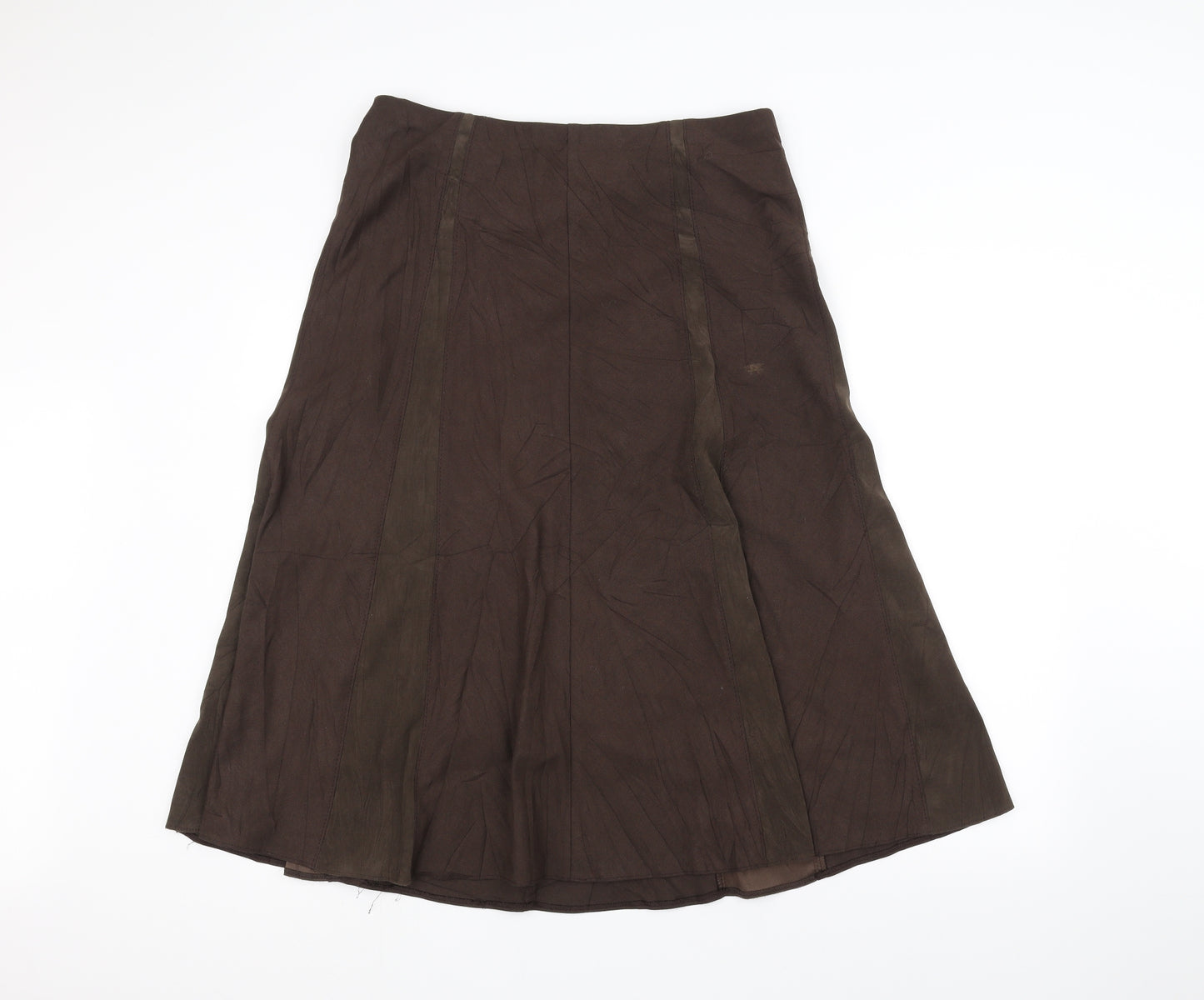 Marks and Spencer Womens Brown   A-Line Skirt Size 14