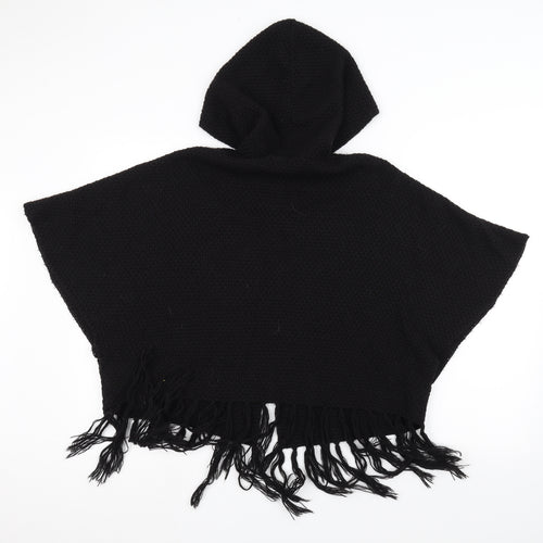 H&M Womens Black  Knit Jacket Coatigan Size XS