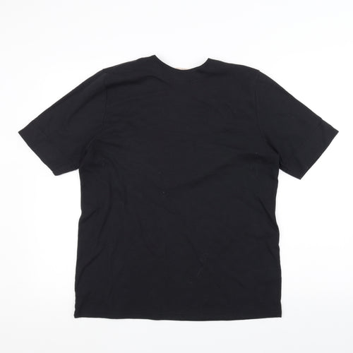 WEEKENDERS Womens Black   Basic T-Shirt Size L