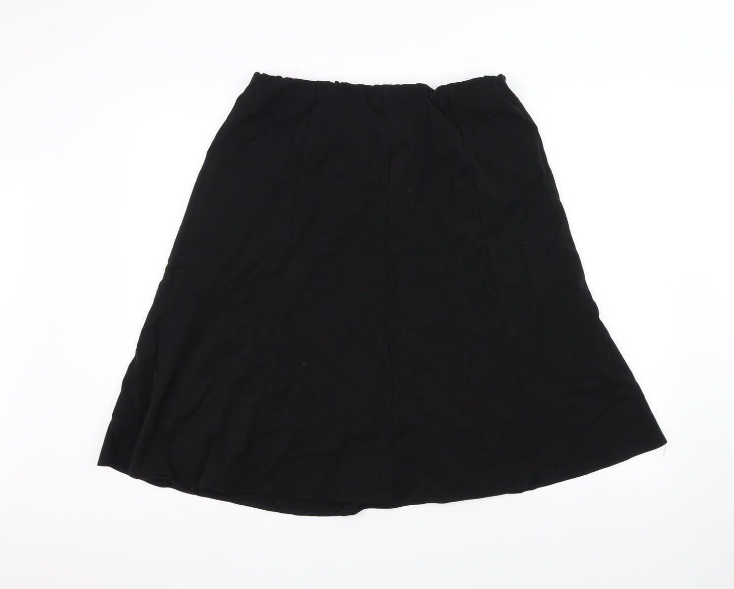 Preworn Womens Black   A-Line Skirt Size 14