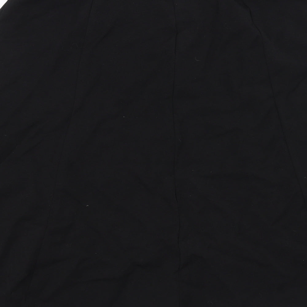 Preworn Womens Black   A-Line Skirt Size 14
