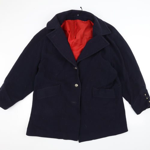 albeni Womens Blue   Pea Coat Coat Size 18