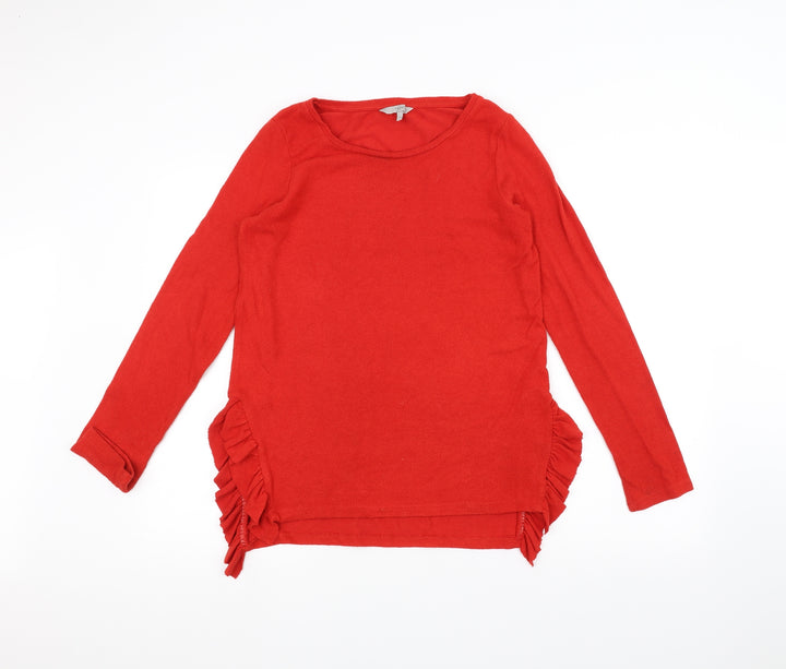 NEXT Womens Red Basic T-Shirt Size 10