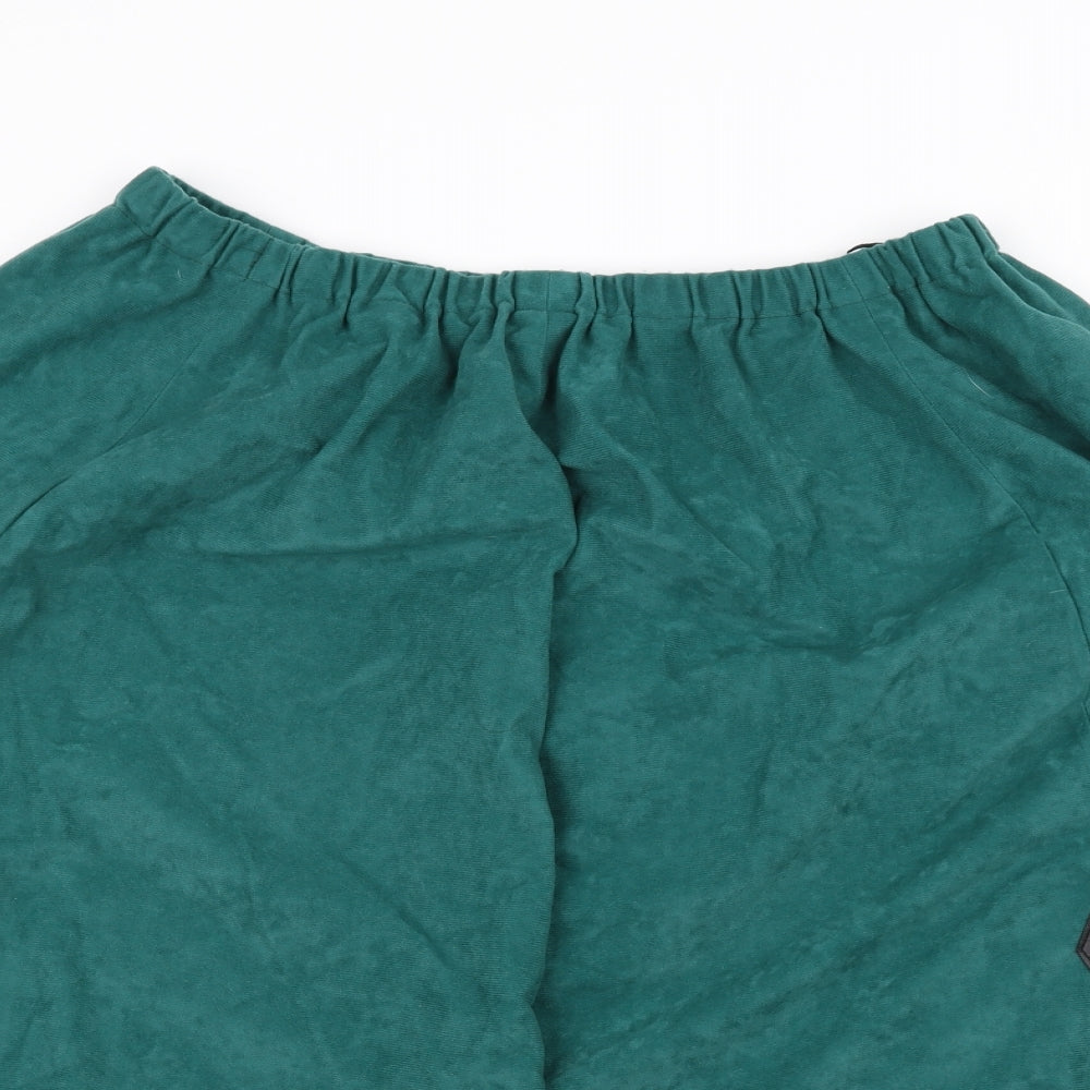 Preworn Womens Green   A-Line Skirt Size 18