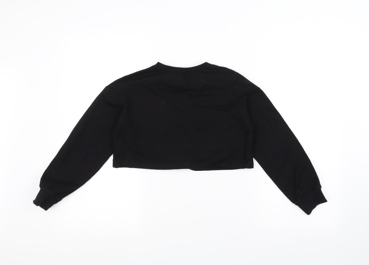 SheIn Girls Black   Pullover Jumper Size 10 Years