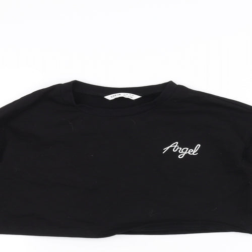 SheIn Girls Black   Pullover Jumper Size 10 Years