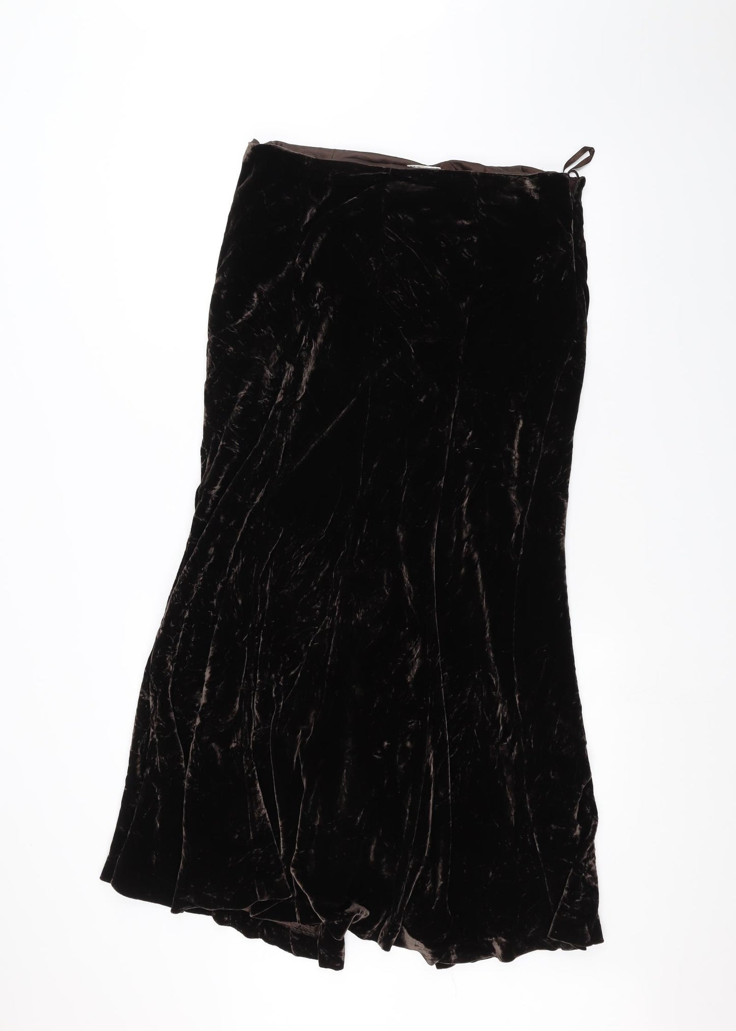 Preworn Womens Brown   A-Line Skirt Size 14