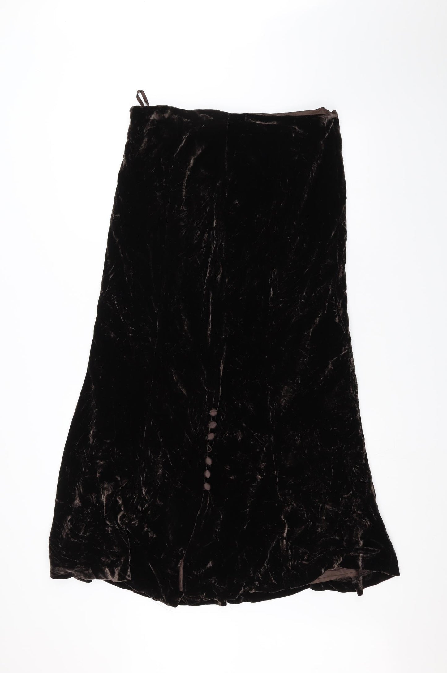 Preworn Womens Brown   A-Line Skirt Size 14