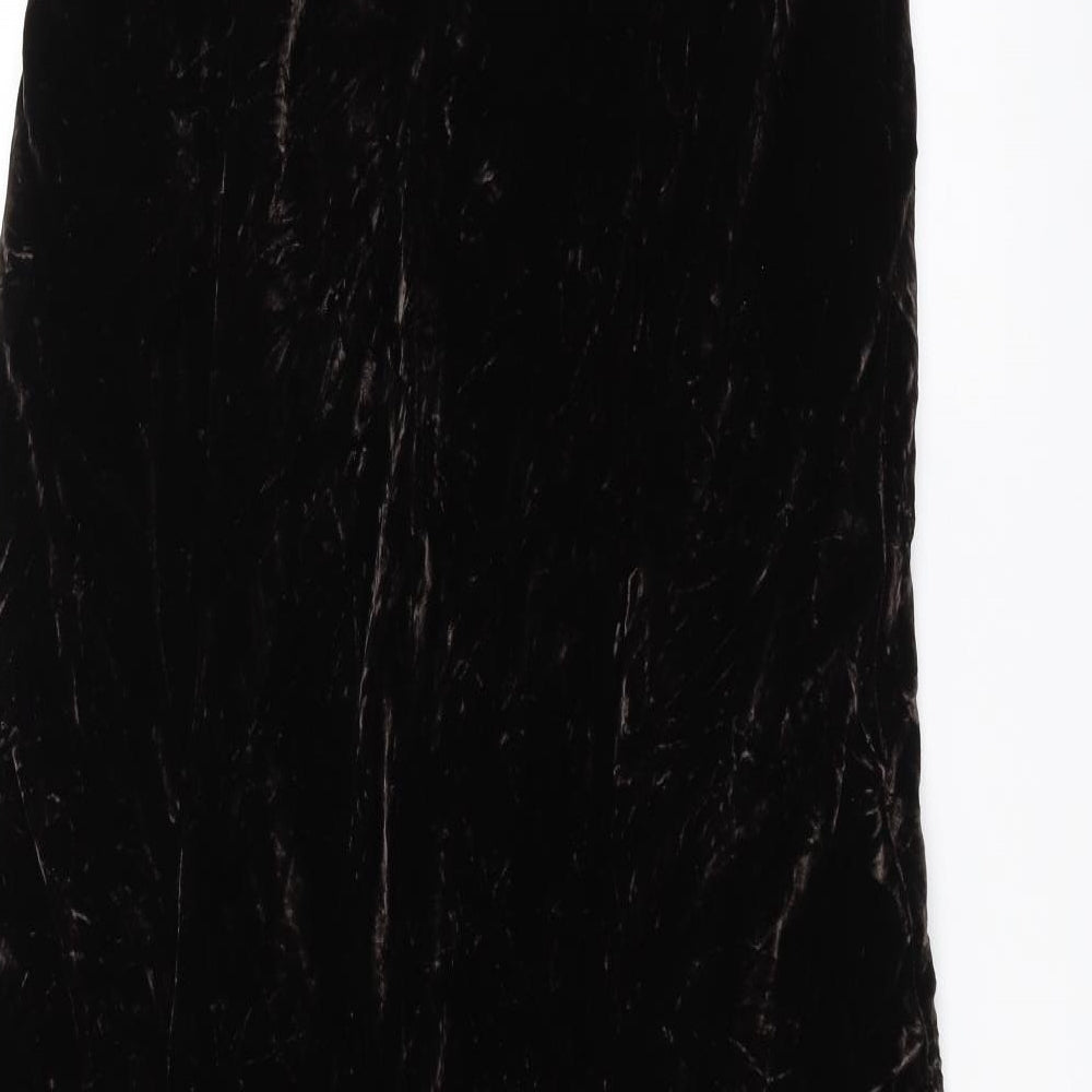 Preworn Womens Brown   A-Line Skirt Size 14