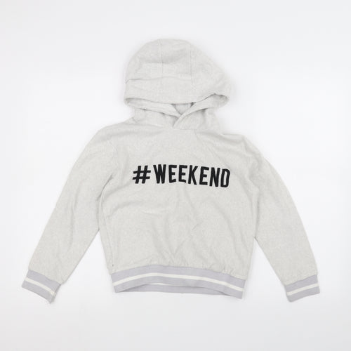 NEXT Boys White   Pullover Hoodie Size 8 Years