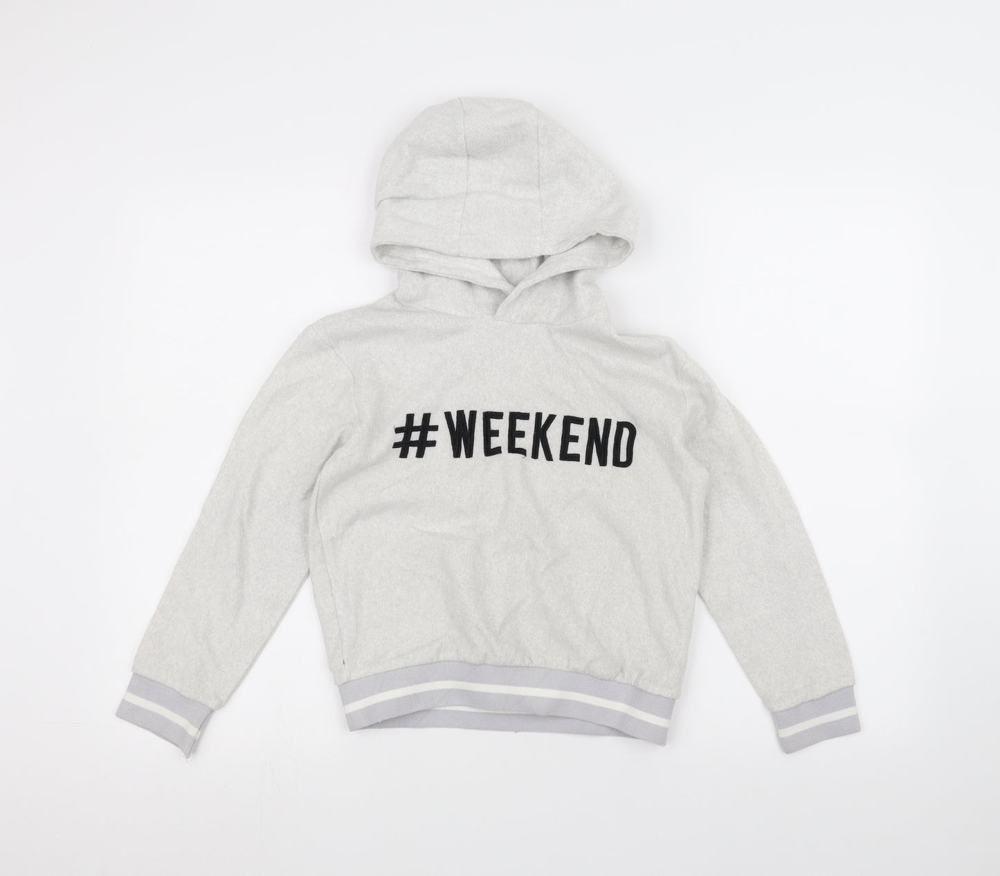 NEXT Boys White   Pullover Hoodie Size 8 Years