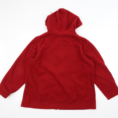 Disney Womens Red   Full Zip Hoodie Size XL