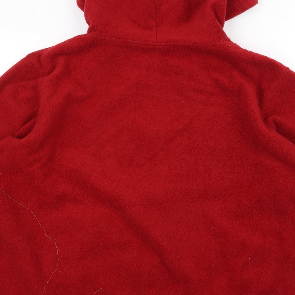 Disney Womens Red   Full Zip Hoodie Size XL