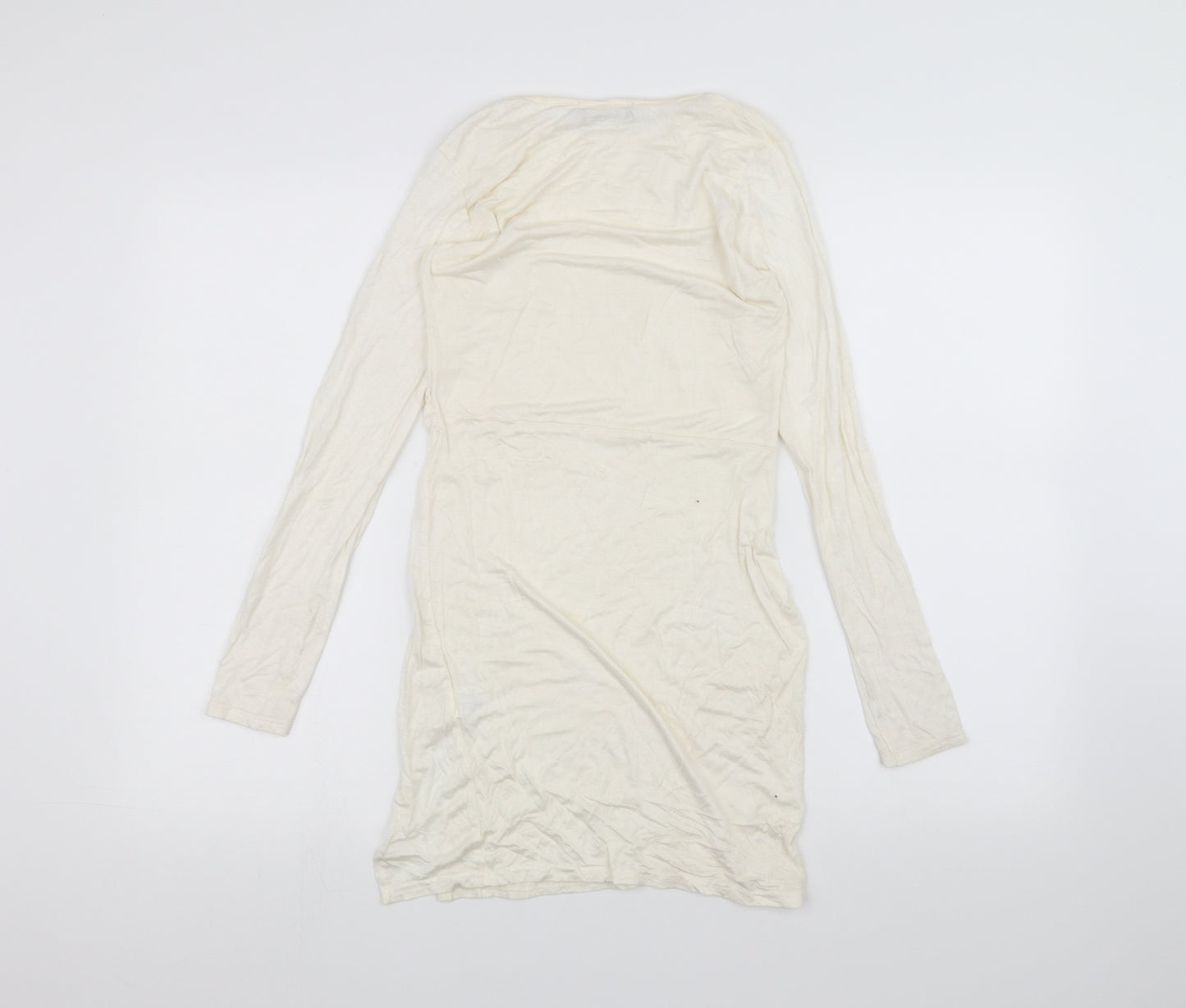 Missguided Womens White   Basic T-Shirt Size 8