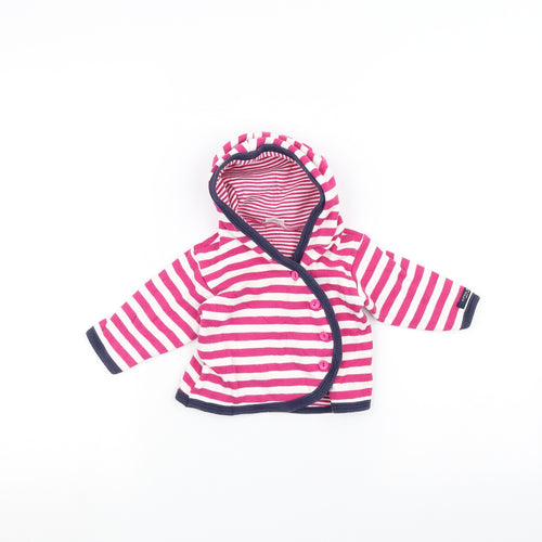 Little Shrimp Baby Pink Striped  Jacket  Size 3-6 Months