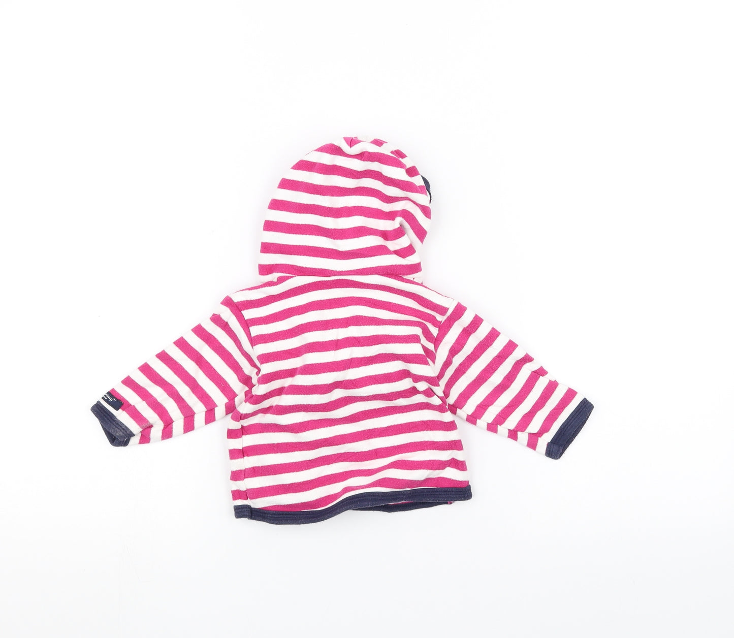 Little Shrimp Baby Pink Striped  Jacket  Size 3-6 Months