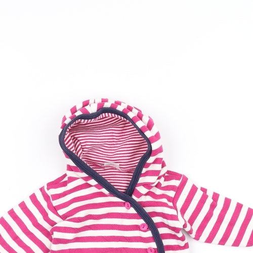 Little Shrimp Baby Pink Striped  Jacket  Size 3-6 Months