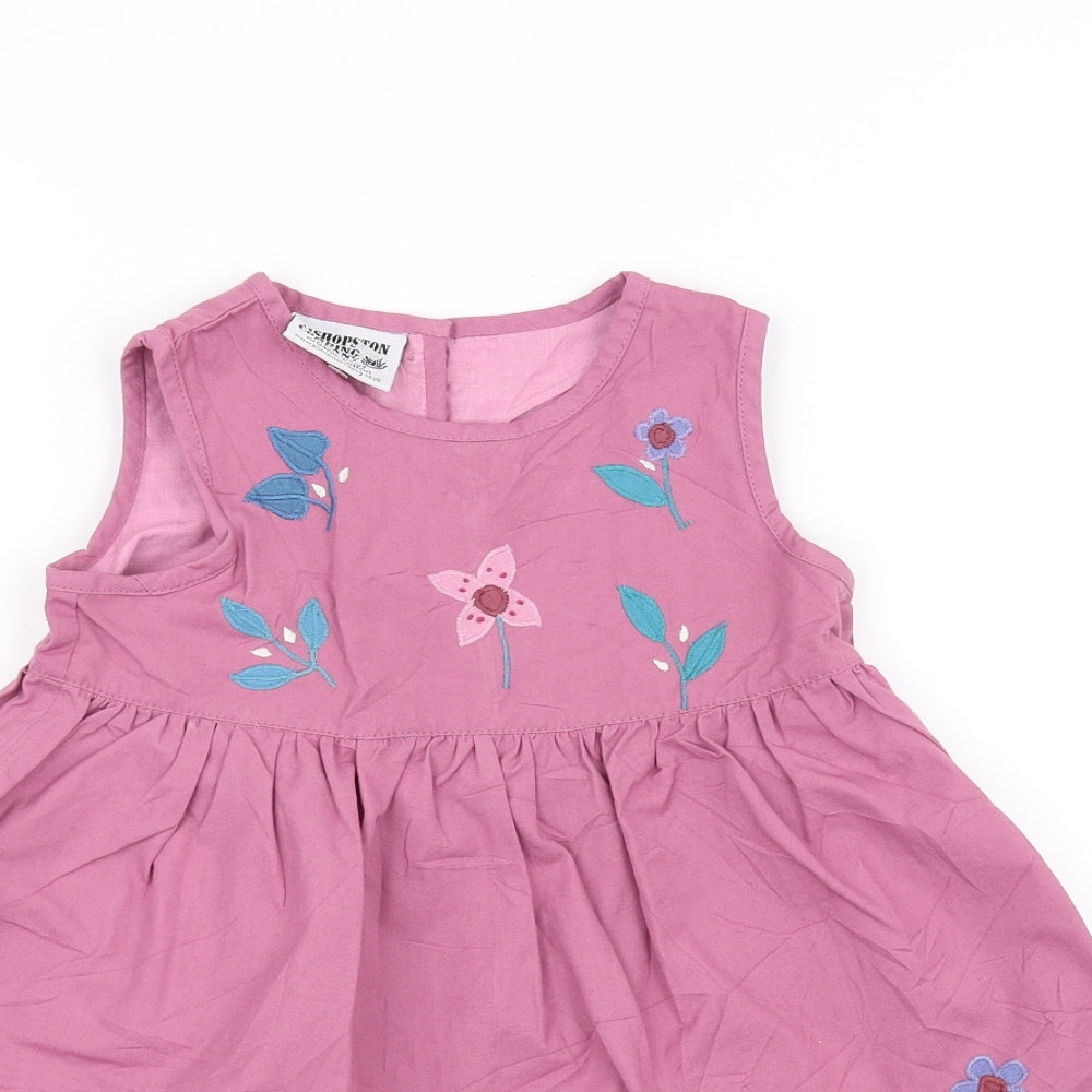 Preworn Girls Pink   A-Line  Size 18 Months