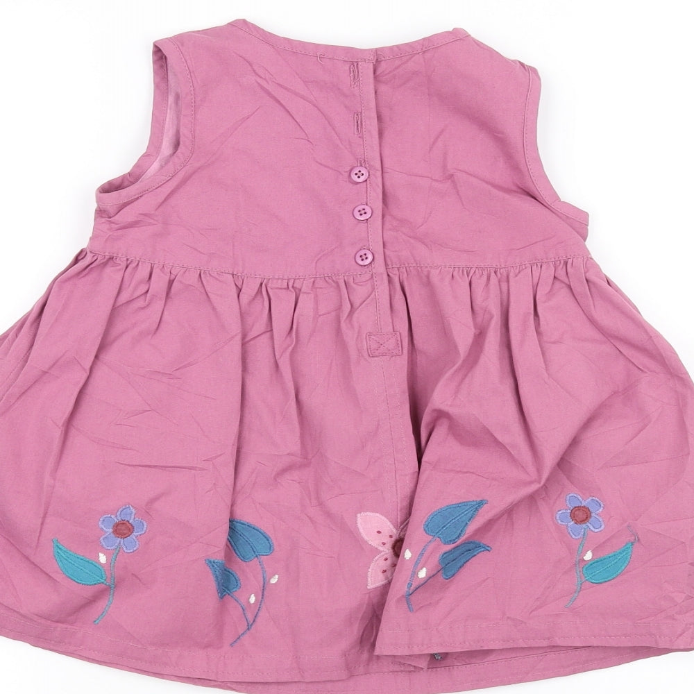 Preworn Girls Pink   A-Line  Size 18 Months