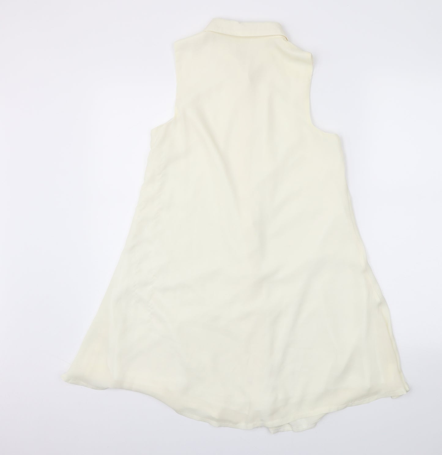 Missguided Womens Ivory   Basic Button-Up Size 8