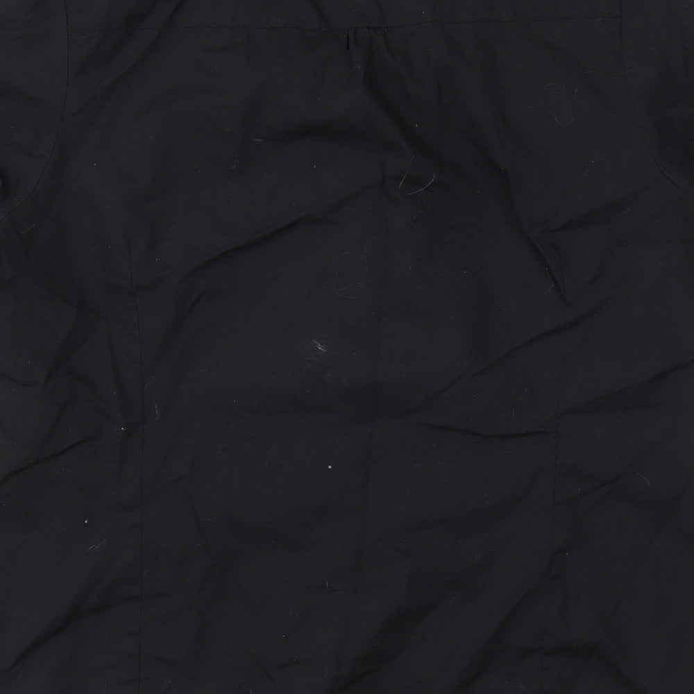 Peacocks Womens Black   Basic Button-Up Size 20