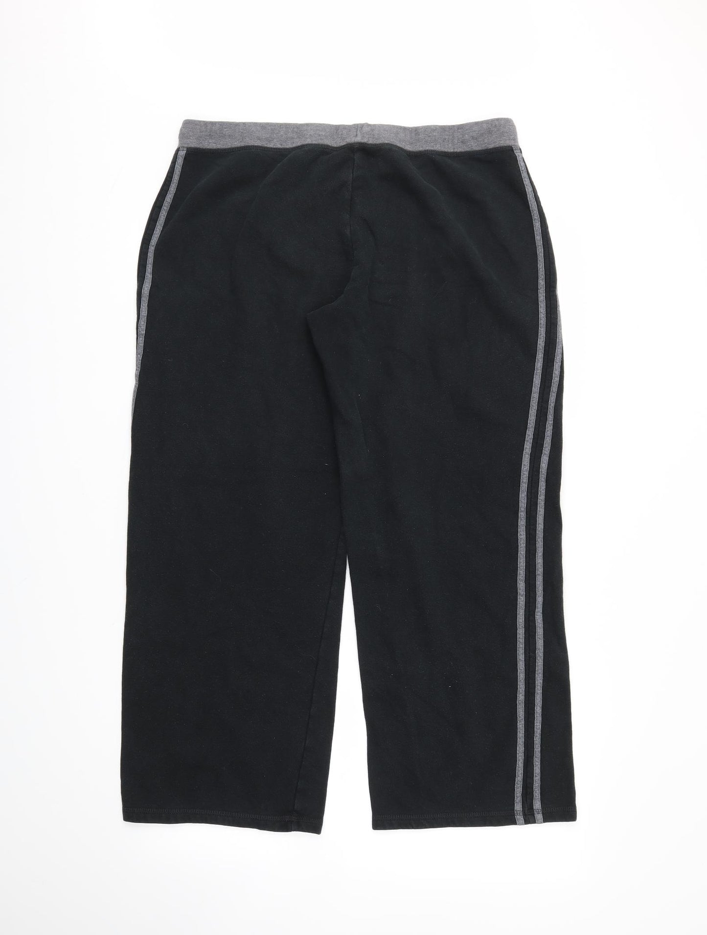 M&S Womens Black   Jogger Trousers Size 18 L26 in