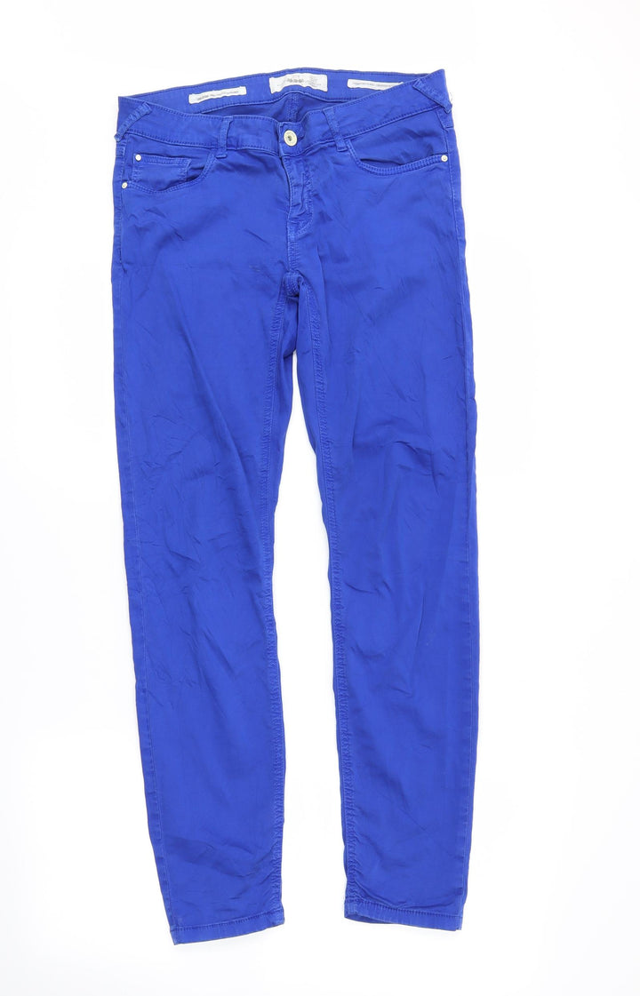 Preworn Womens Blue Denim Skinny Jeans Size 30 in L26 in