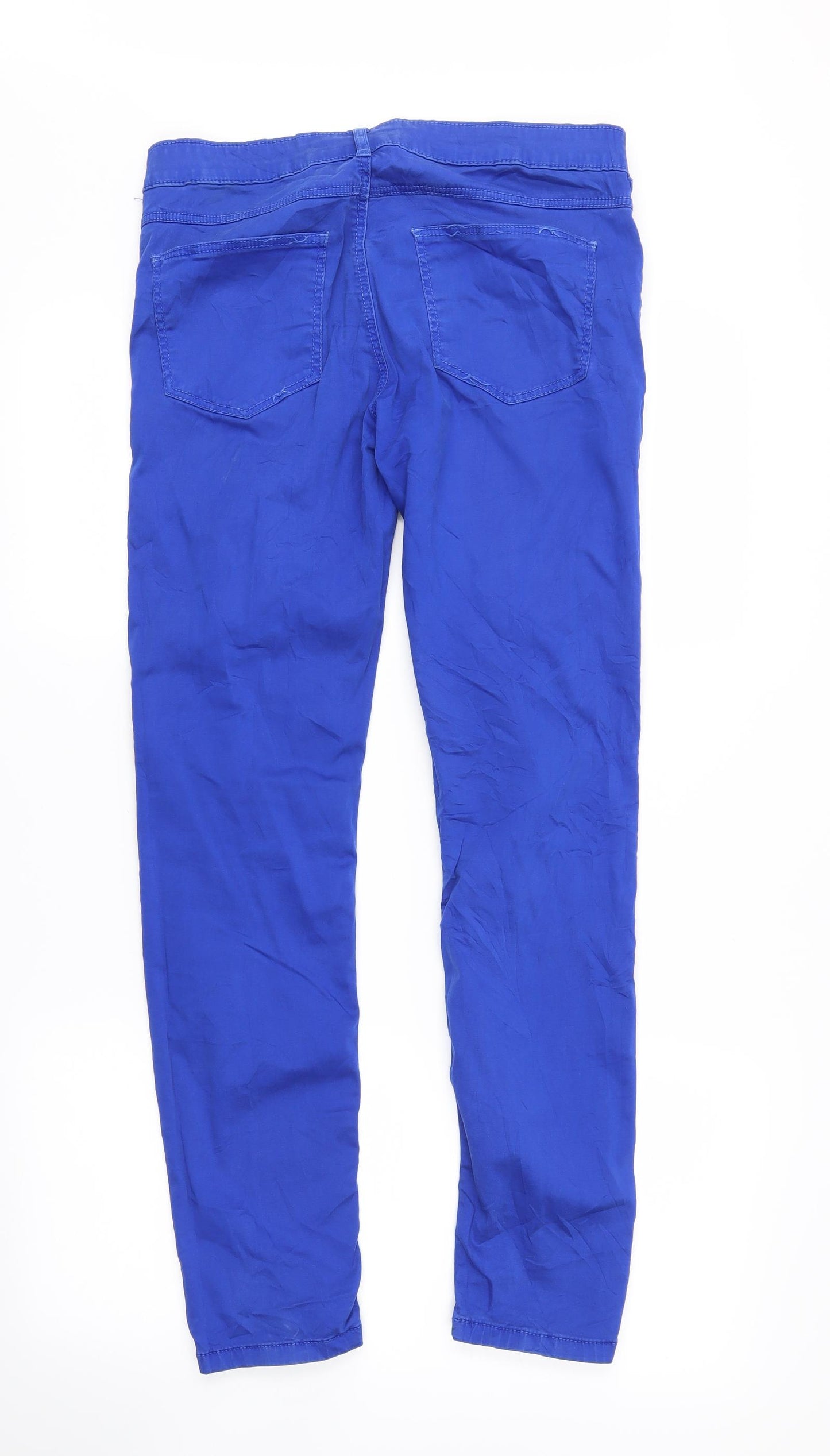 Preworn Womens Blue  Denim Skinny Jeans Size 30 in L26 in