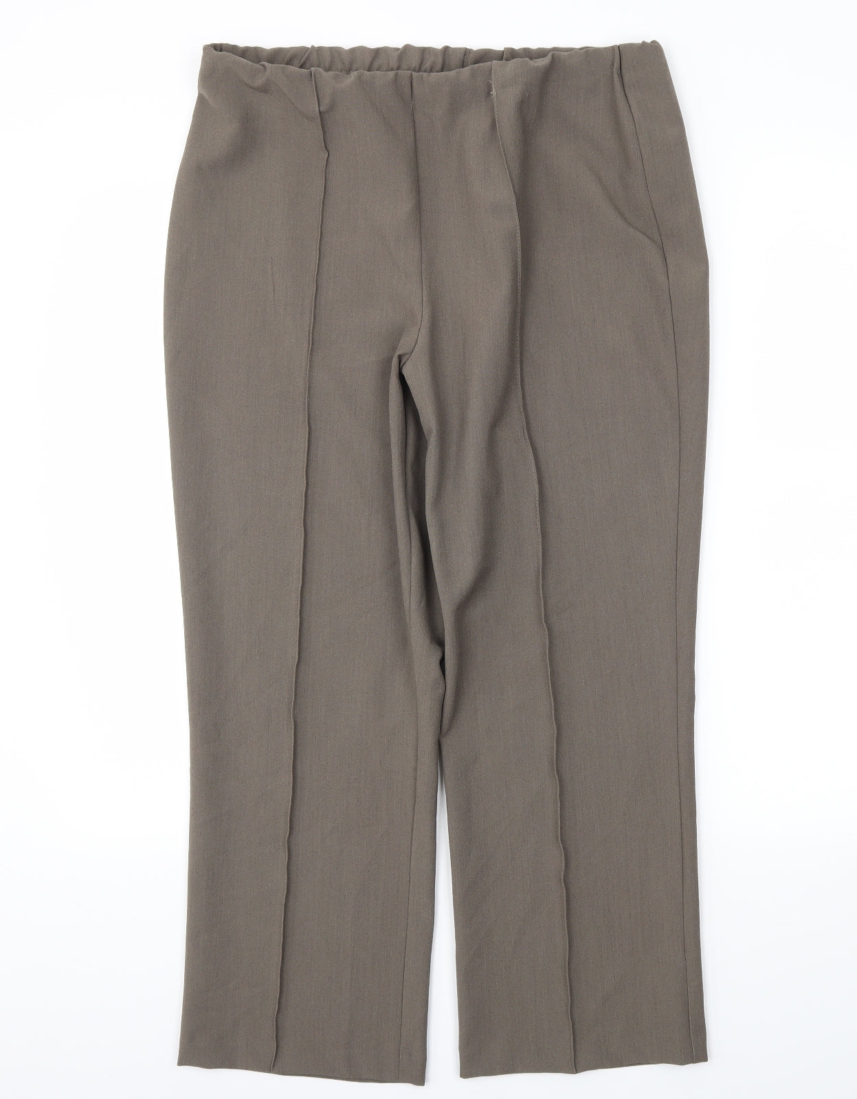BM Womens Brown   Trousers  Size 12 L24 in
