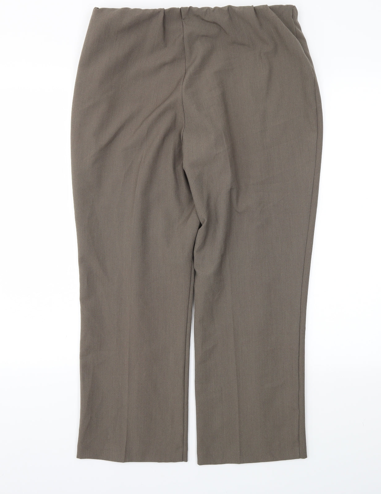 BM Womens Brown   Trousers  Size 12 L24 in