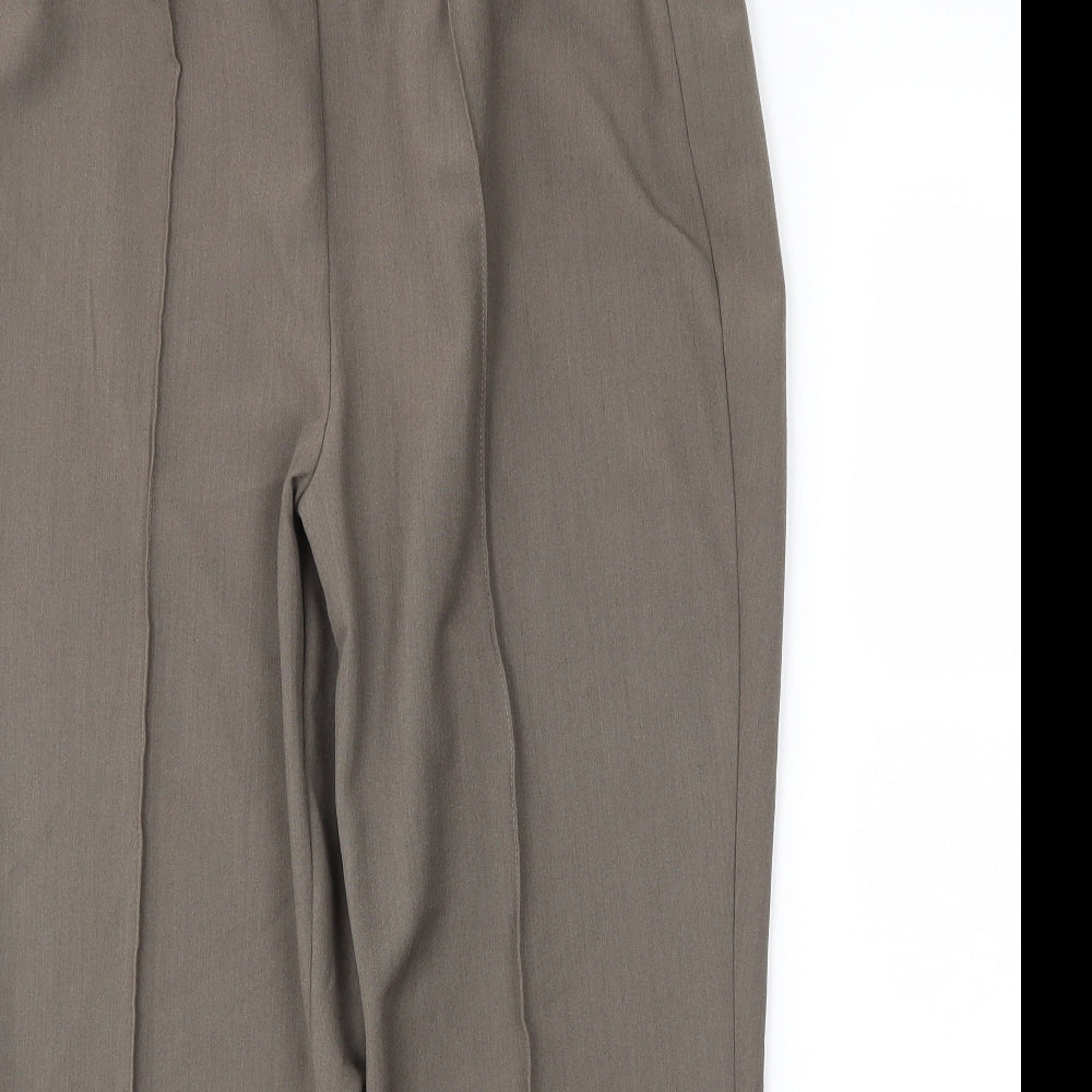 BM Womens Brown   Trousers  Size 12 L24 in