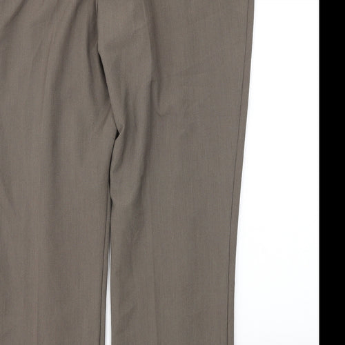 BM Womens Brown   Trousers  Size 12 L24 in