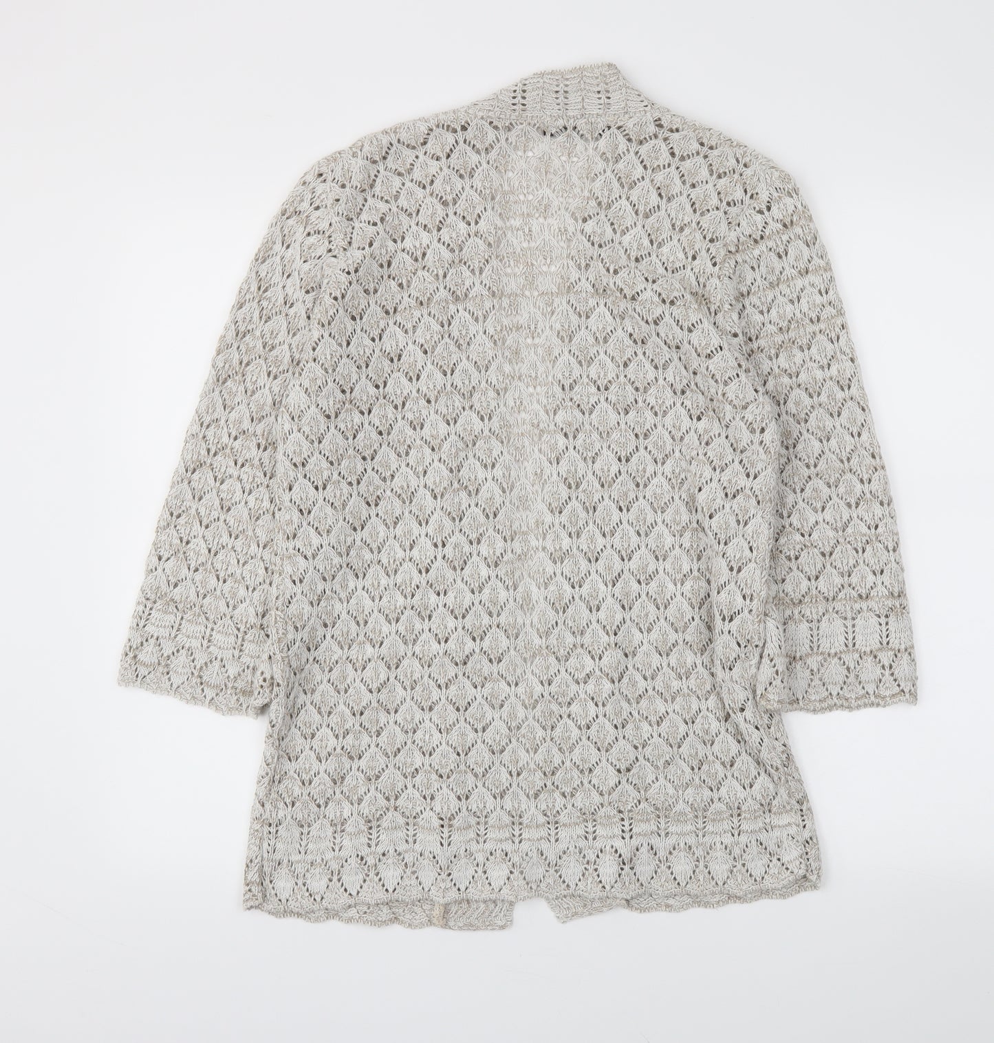 Chick Womens Beige   Cardigan Jumper Size S