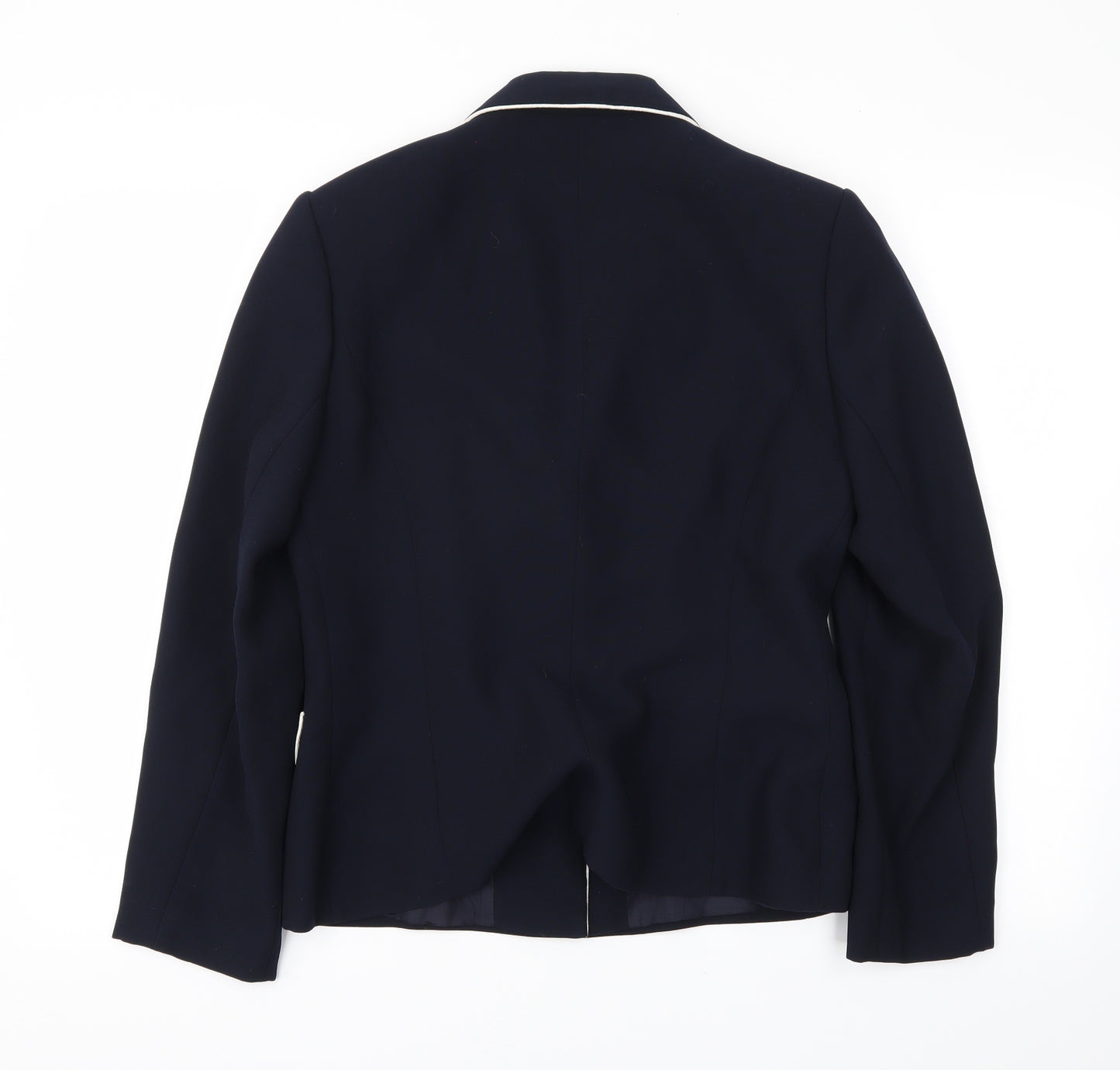 Warp + Weft Womens Blue   Jacket Blazer Size 12