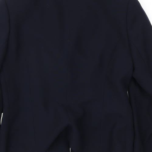 Warp + Weft Womens Blue   Jacket Blazer Size 12