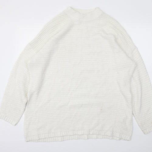Missguided Womens White   Pullover Jumper Size 14