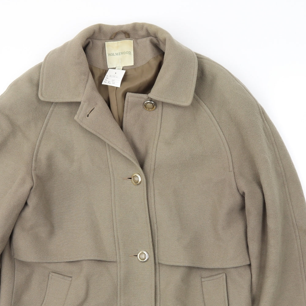 Holmewood Womens Beige   Trench Coat Coat Size 12