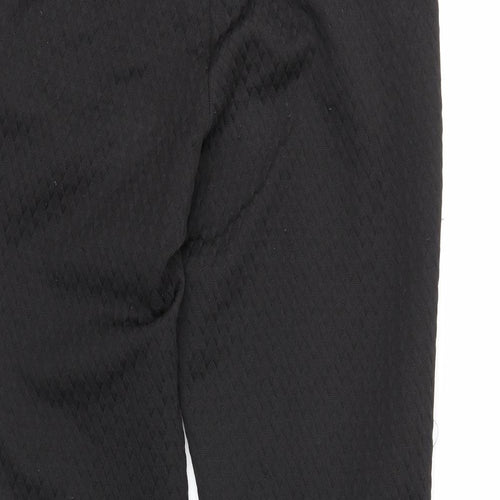 Select Womens Black   Cropped Trousers Size 12 L24 in
